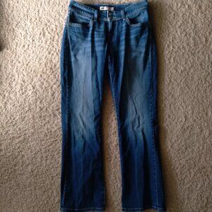 Levi's 529 Curvy Bootcut Blue Medium Wash Denim Jeans W29 L32 Size 8